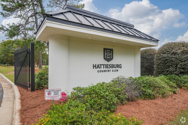 Hattiesburg Country Club includes tennis courts, a swimming pool, and an 18-hole golf course.