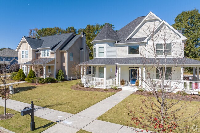 Unique homes can be found in mature neighborhoods all over Grayson.