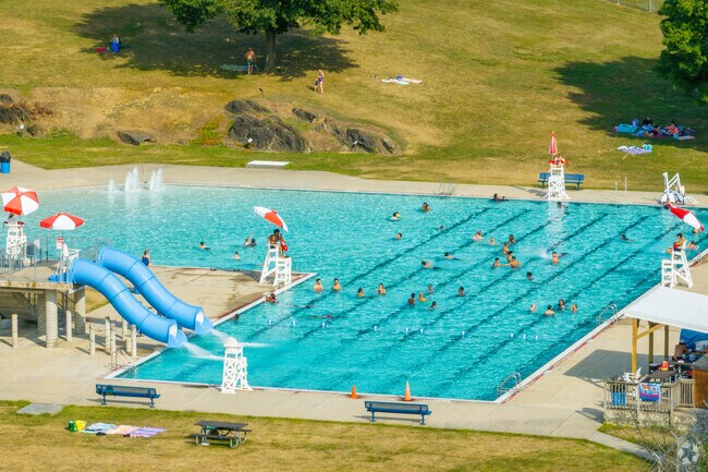 The county pool at Lancaster County Central Park is a popular summer destination in Bridgeport.