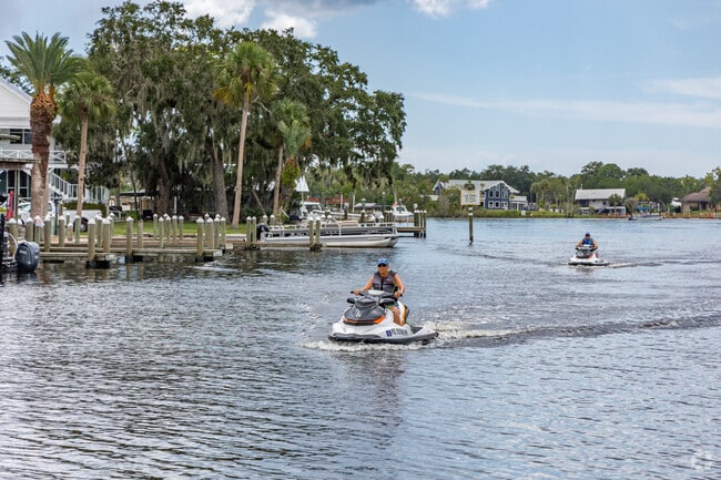 There is plenty of jetski fun riding the trails on the water in Homosassa.