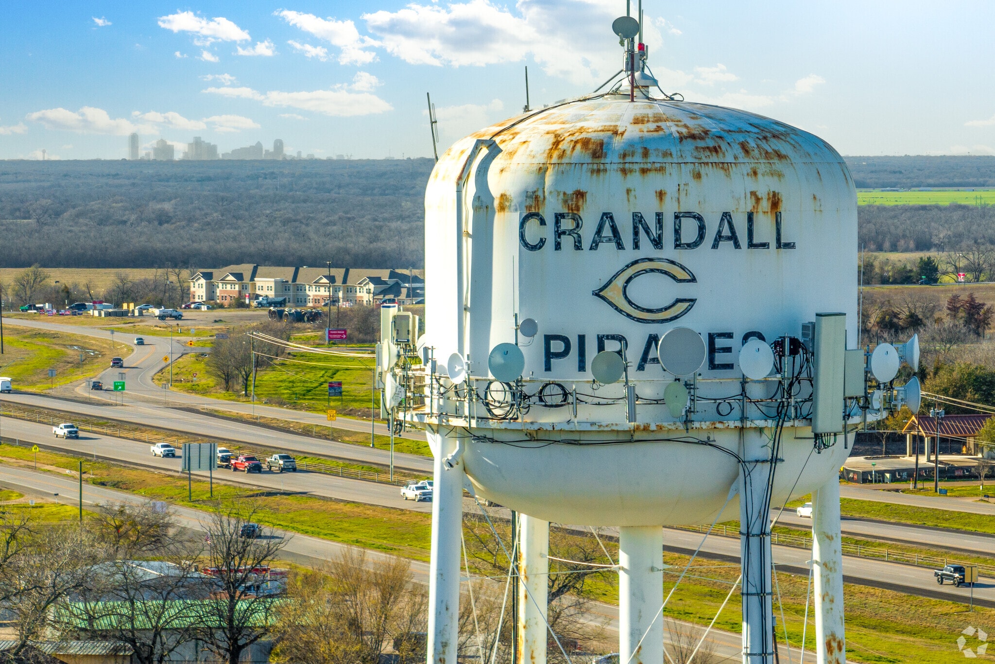 Crandall just sits 24 miles from Dallas Tx.