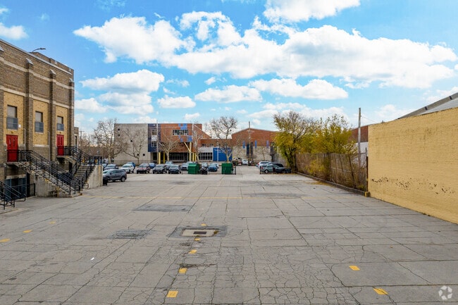 Universal Alcorn Charter School students have an outdoor area for play.