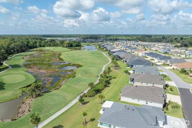 Homes line the Red Fox Golf Course in the Village of Fenney.