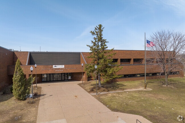 Battle Creek Middle School offers language classes, art and music Instruction, and more.