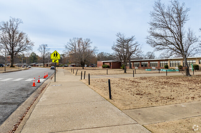 Sidewalks make getting to Winchester Elementary in Memphis a breeze.