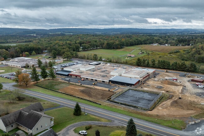 Southern Middle School sits in the rolling hills of WV.