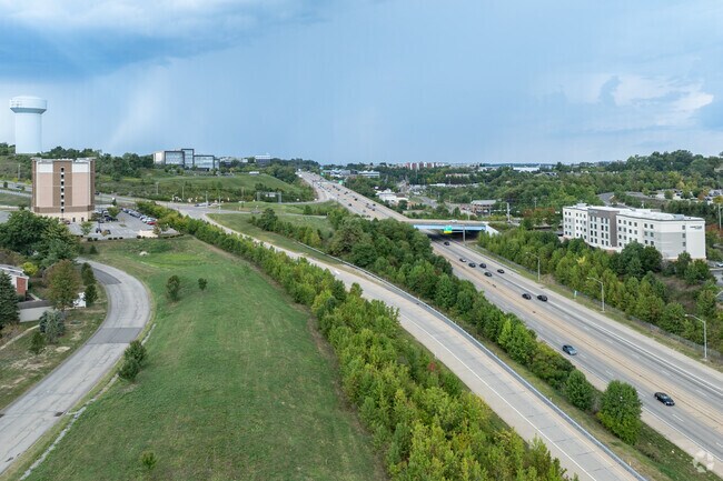 I-376 is the fastest route to Pittsburgh from Robinson Township.
