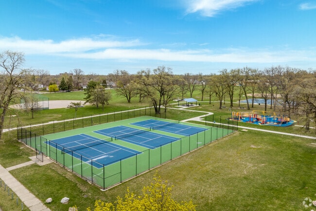 Van Antwerp Park in Detroit offers sports courts and outdoor recreation for all ages.