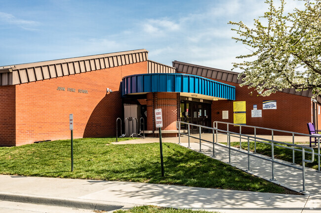John Fiske Elementary Main Entrance