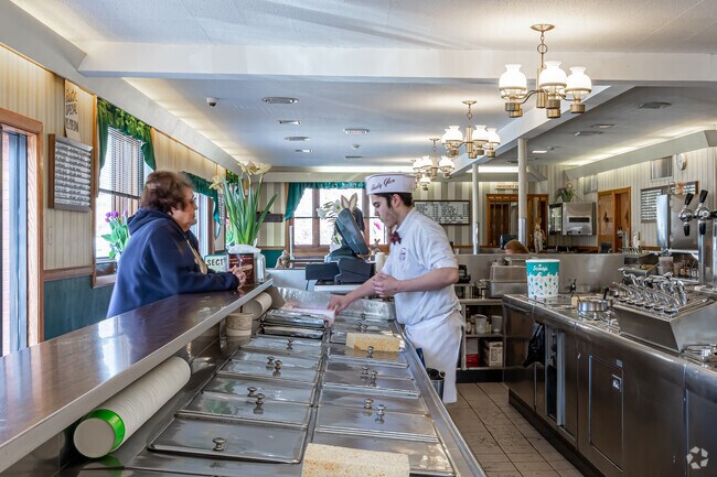 Highland Park Residents will always run into friends and neighbors waiting in line for ice cream at Shady Glen.