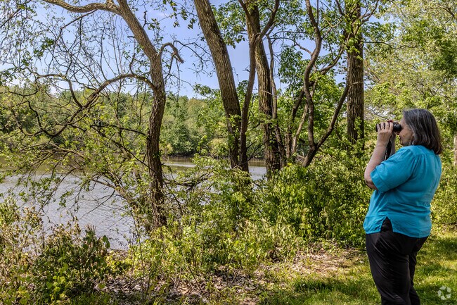 Lots of locals love birdwatching off the Scioto River, located next to The Brewery District.