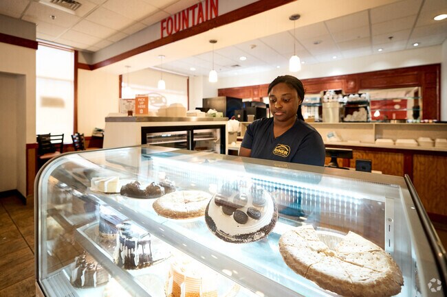 The Longmeadow Diner is known for it's delicious deserts and is convenient to Cortland.