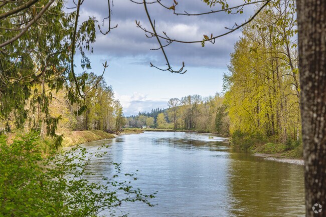 Fall City Orchard residents are always close to sweeping views of the Snoqualmie River.