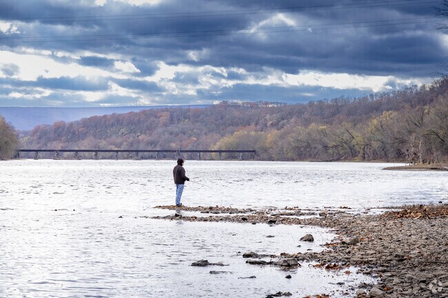 River Field Complex offers river access for fishing and outdoor fun.