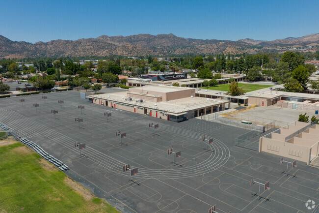 Northwest shot of the school from the PE area.