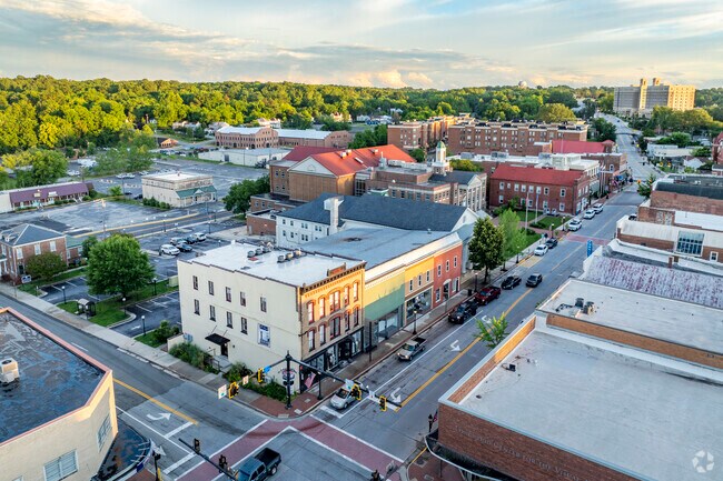 Downtown Farmville is home to regular events like The Heart of Virginia Festival and live music by the river every Friday night.