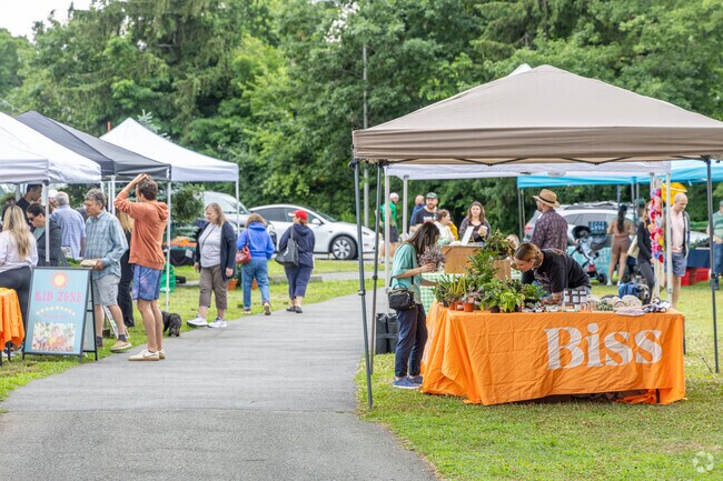Wakefield Farmers Market at Veterans Field in Wakefield, MA.