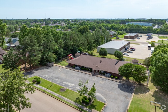 There is ample parking at Christ Trinity Christian Academy in Memphis.
