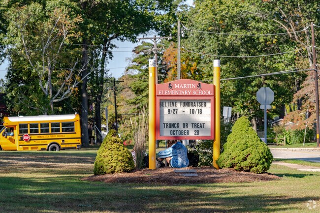 Martin Elementary School is nestled between quiet walkable neighborhoods