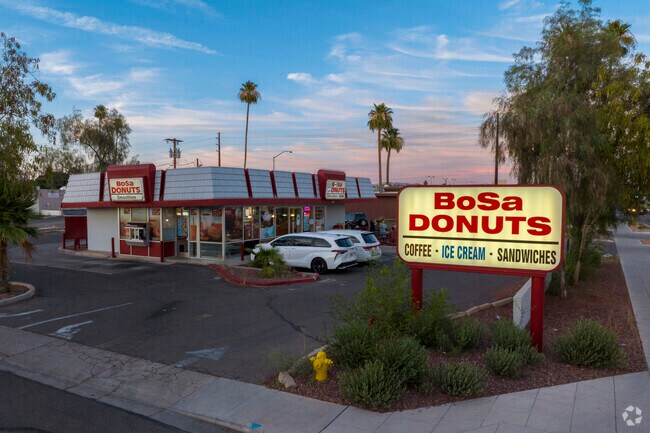 BoSa Donuts, a valley staple, can be found on Main St in the Fraser Fields neighborhood of Mesa.