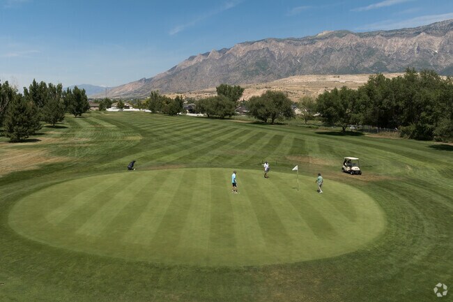 Remuda Golf Course in Farr West offers mountain views from the fairways.