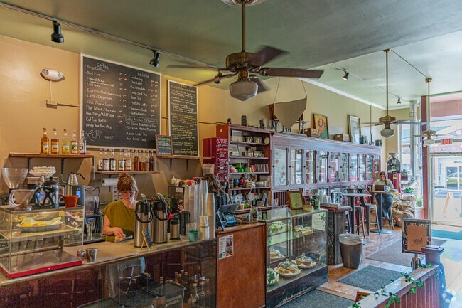 Small businesses, like LiB's Market, thrive in Salem's downtown district.