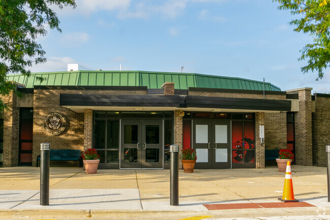 Arnett C Lines Elementary School serves students in the South Barrington community.