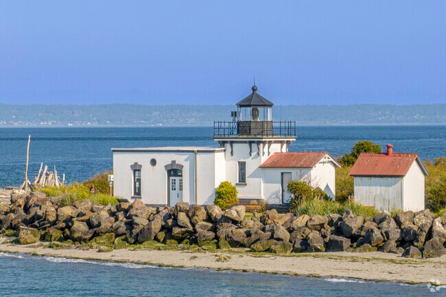 Point No Point Light house is a 61 acre park at the tip of Hansville WA.