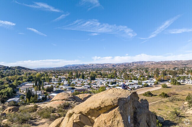 Locals can enjoy the views atop of the largest rock formations at the Santa Susana Park.