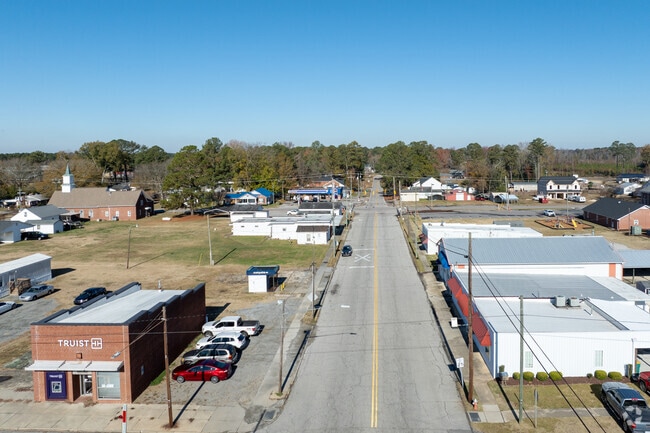There's a small downtown with a few stores in Micro, NC.