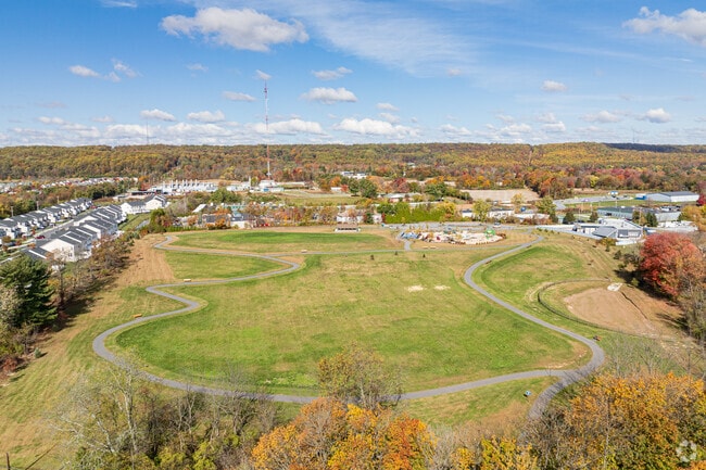 Bacton Hill Park has paved walking paths and plenty of greenspace for East Whiteland families.