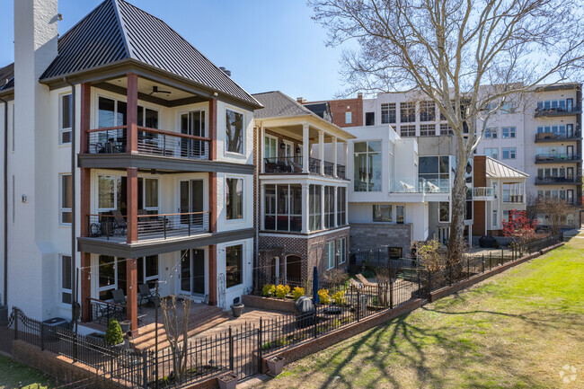 Townhomes are one housing option in South Main.