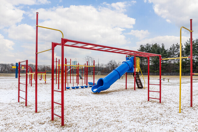 There is plenty of room to explore and play at Lewiston Elementary in Portage.