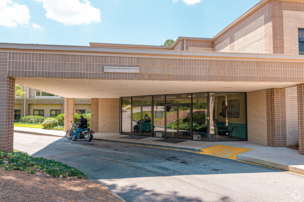 Main entrance to Thrive Christian Academy in Redan, Lithonia GA