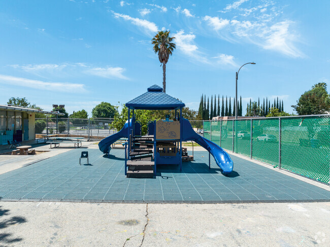 A playground at Our Community Charter in Chatsworth, CA.