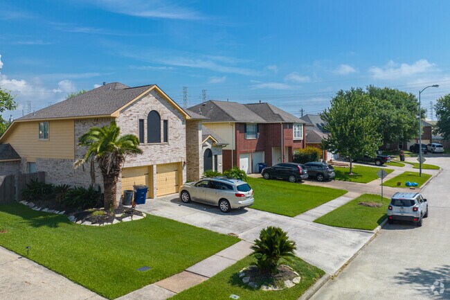 Custom-built homes and ever-increasing subdivisions fill Kemah, Texas.