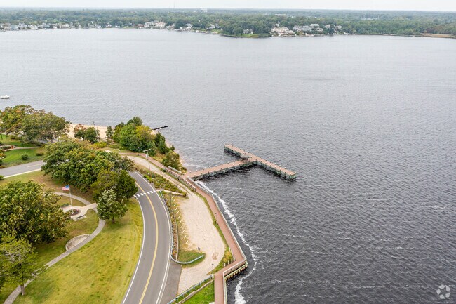 There is a great view of Toms River in Pine Beach, NJ.