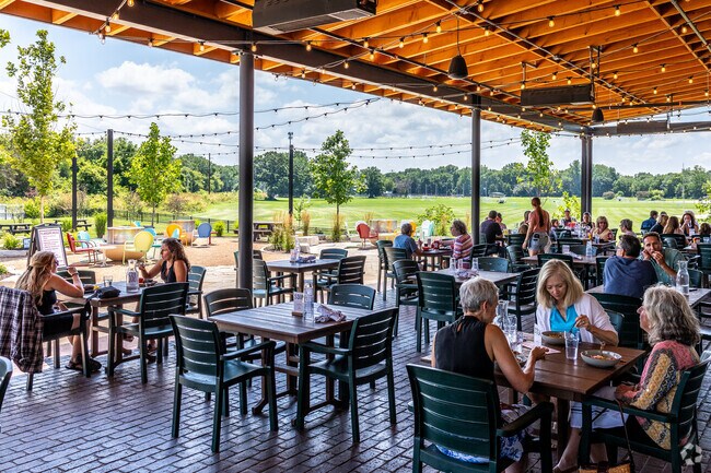 The unparalleled outdoor space at Either/Or lets patrons enjoy the beautiful warmer months.