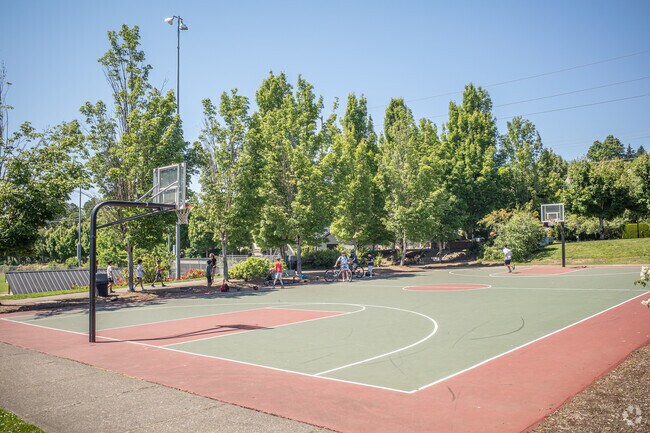 The Basketball Court at Westlake Park in Lake Oswego, OR.