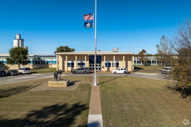 Russell High School offers career prep and college credit programs.