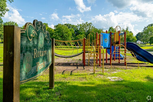Rotary Playground has a modern playground for local kids to enjoy.