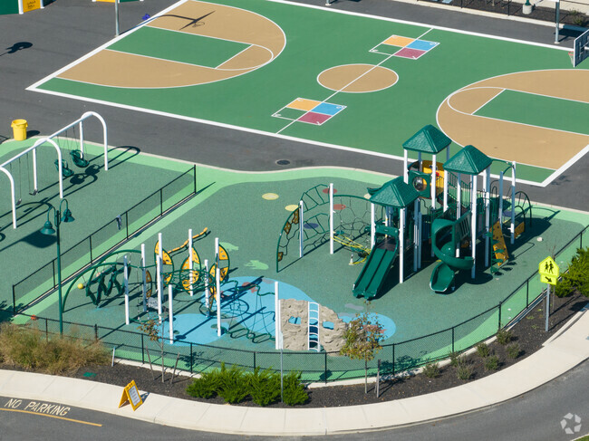 The playground behind Springs School.