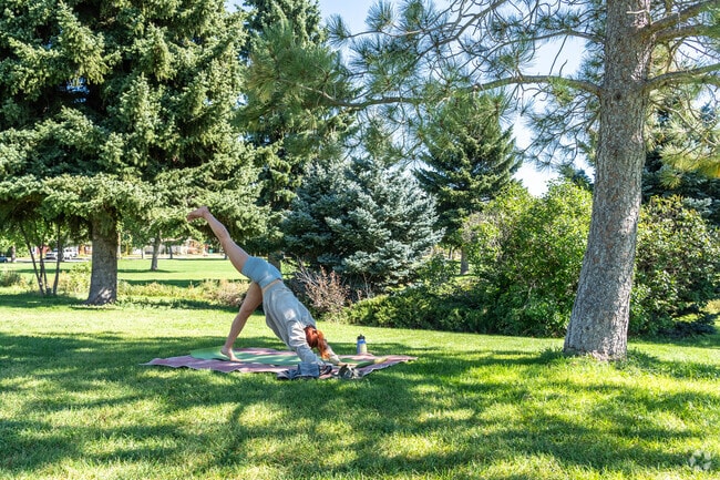 Kirk Park is the perfect place to escape and even practice some yoga.