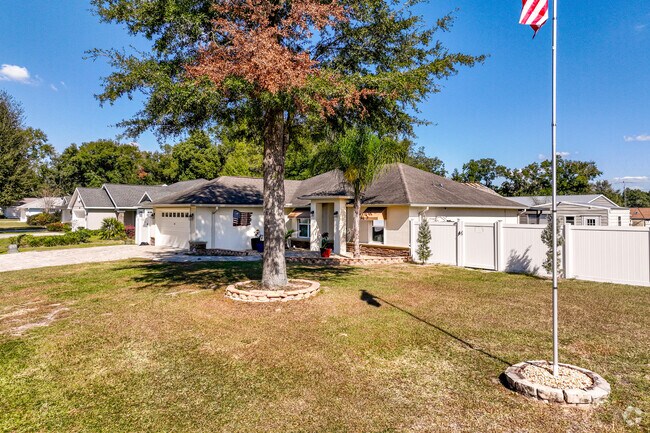 A conventional row of homes in an amazing neighborhood of Summerfield, Fl.