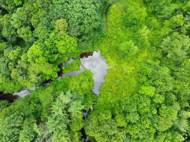 The Little River flows through Plaistow on its way to the Merrimack River.