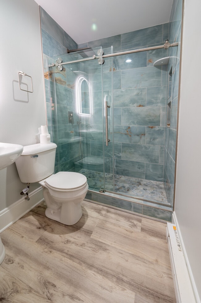 fully renovated bathroom