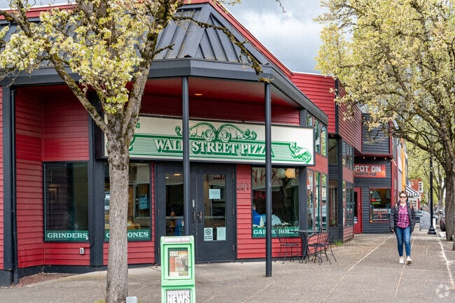 Wall Street Pizza is a local favorite in downtown Gresham.