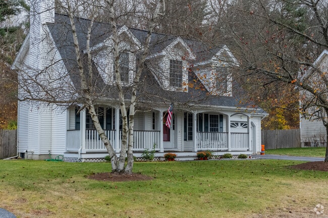 On Mast Road, elegant Colonial architecture displays symmetrical charm and design.