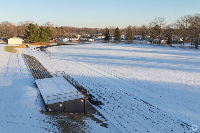 Dickinson Fine Arts Academy has a large playground and sports field.