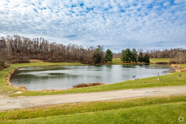 Enjoy the lake views at Patsy Hillman Park near Luzerne Township.